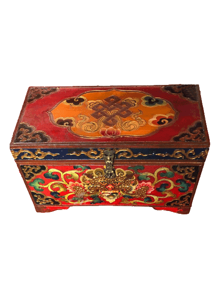Traditional Tibetan Jewelry Box