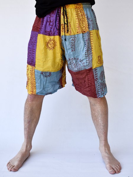 Patch hippie shorts