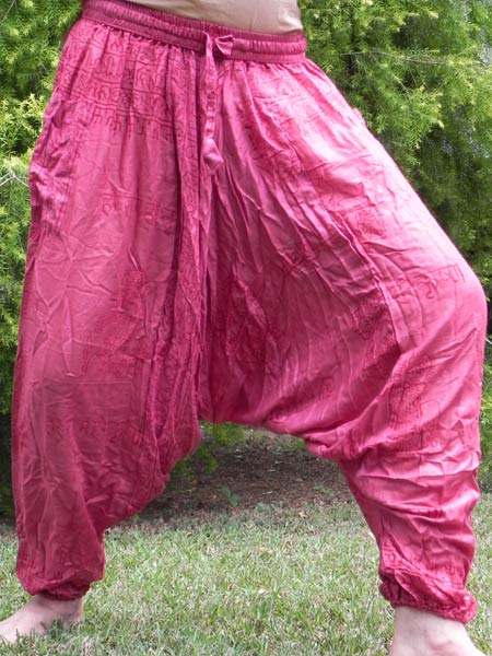 Pantalones harén hippie | Pantalones de aladdin funky