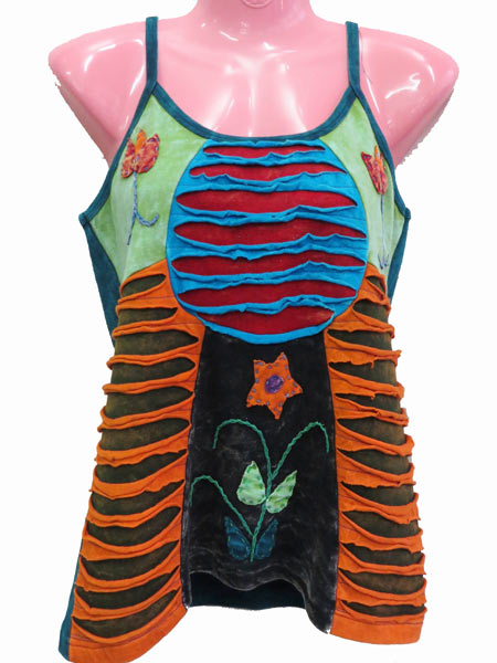 Hippie boho tops: Nepal Summer Tank Top