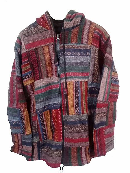 Chaqueta tejida a mano | Chaqueta de algodón gheri de Nepal | Sudaderas con  capucha al por mayor