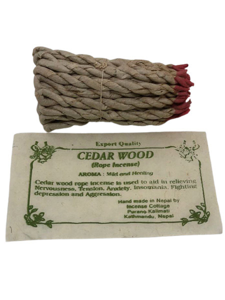 Cedar Wood Rope Incense