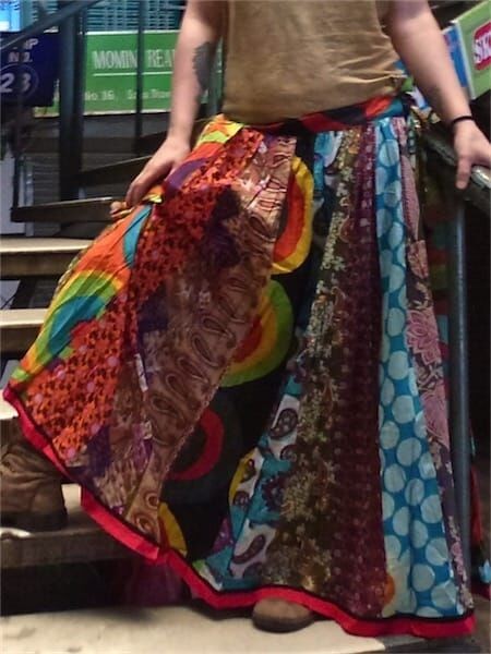 Gypsy boho skirt