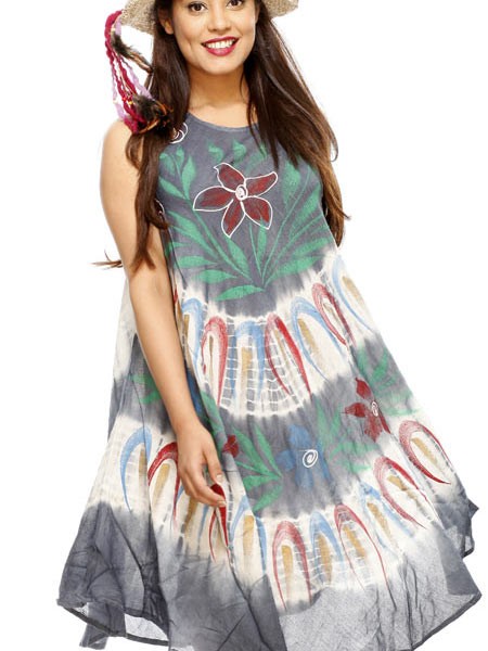 Hippy batik dress
