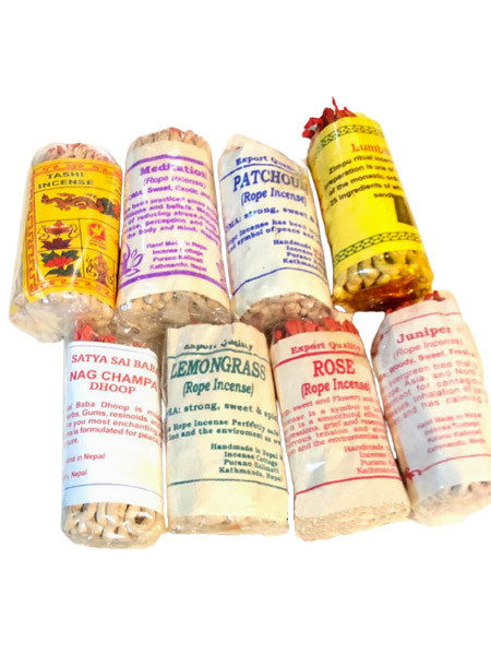 Hand-Rolled Rope Incense